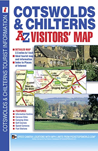 Cotswolds And Chilterns A-Z Visitors' Map