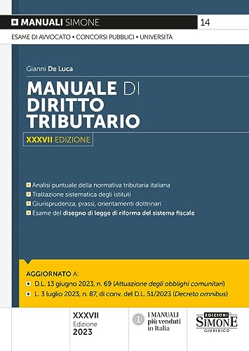 Manuale Di Diritto Tributario