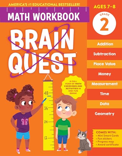 Brain Quest Math Workbook, Grade 2: 2Nd Grade
