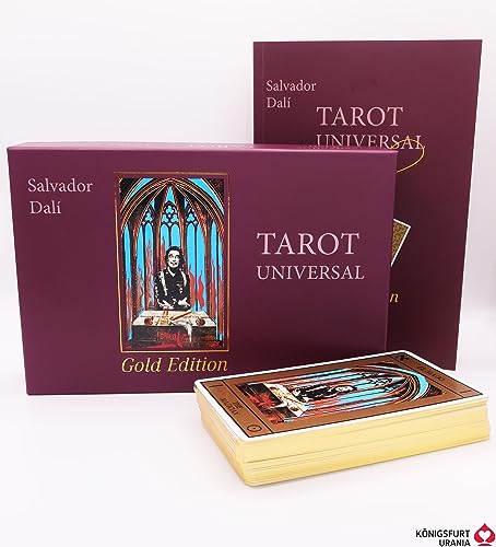 Salvador Dalí Tarot Universal - Gold Edition: Buch Und Karten Mit Goldschnitt (Endlich Wieder Lieferbar! Deutsch Und Englisch)