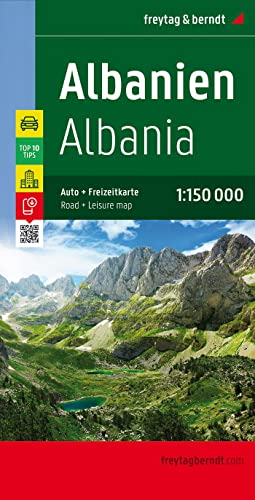 Albania 1:150000: Wegenkaart Schaal 1 : 150.000: Ak 9503