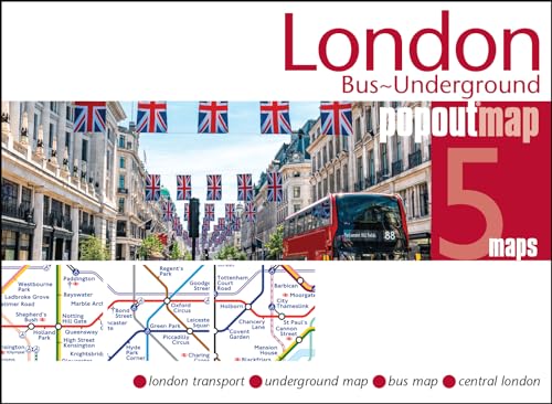 Popout Maps London Bus & Underground Tube