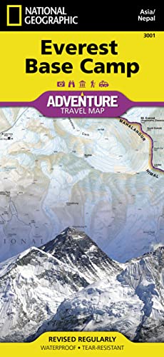 National Geographic Everest Base Camp: Nepal : Adventure Map [Lingua Inglese]: Travel Maps International Adventure Map