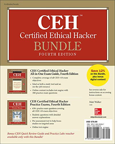 Ceh Certified Ethical Hacker Bundle, Fourth Edition