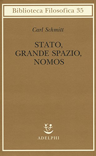 Stato, Grande Spazio, Nomos