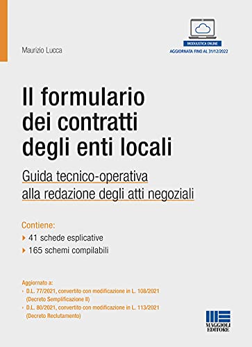 Il Formulario Dei Contratti Degli Enti Locali