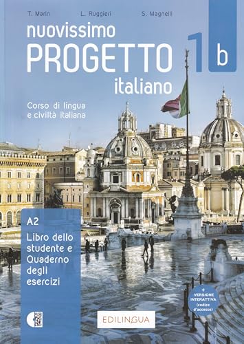 Nuovissimo Progetto Italiano. Corso Di Lingua E Civiltà Italiana. Libro Dello Studente & Quaderno Degli Esercizi. Con Dvd-Rom (Vol. 1B)