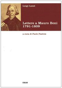 Lettere A Mauro Boni 1791-1809