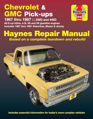 Chevrolet & Gmc Pick-Ups Automotive Repair Manual/Chevrolet And Gmc Pick-Ups-1967 Through 1987, Blazer, Jimmy And Suburban-1967 Through 1991/2 And 4