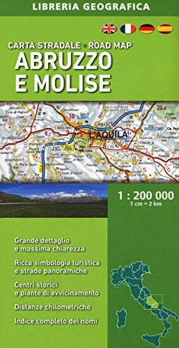 Carta Stradale Abruzzo E Molise 1: 200 000