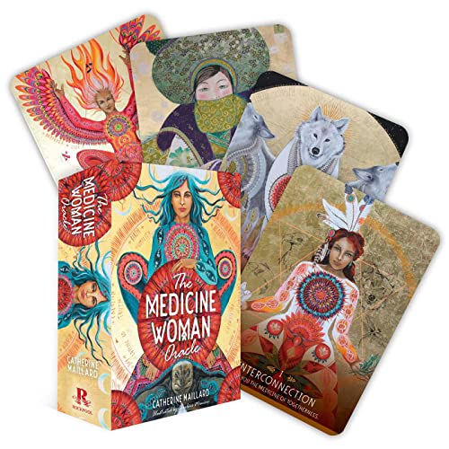 The Medicine Woman Oracle: Discover The Archetypes Of The Divine Feminine 49 Gilded Cards And 196-Page Book