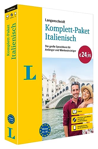Langenscheidt Komplett-Paket Italienisch: Der Große Sprachkurs Für Anfänger Und Wiedereinsteiger - Mit Cds, Mp3-Download Und Vokabeltrainer-App