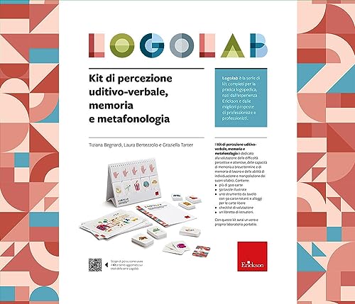 Logolab. Kit Di Percezione Uditivo-Verbale, Memoria E Metafonologia. Con Tavole Illustrate, Checklist. Con 350 Carte