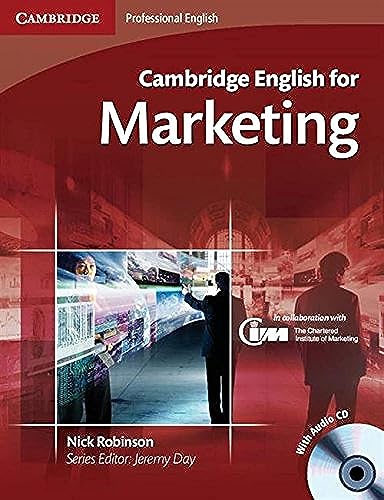 Cambridge English For Marketing + Cd [Lingua Inglese]