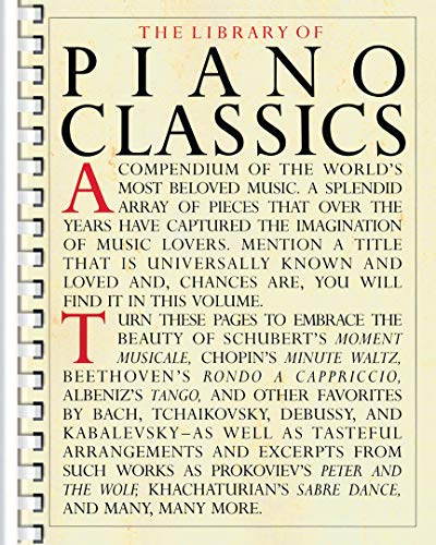 Library Of Piano Classics: Piano Solo
