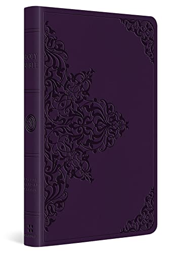The Holy Bible: English Standard Version, Large Print Value Thinline Bible, Trutone, Lavender, Filigree Design