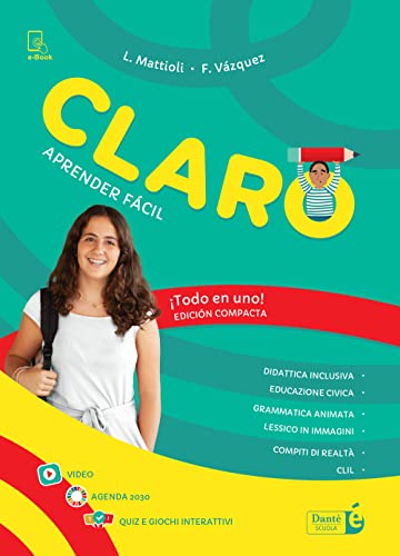 Claro. Edición Compacta, Libro Del Alumno Y Cuaderno + Mapas Y Tablas + ¡Qué Calor! 1, Libro Per Le Vacanze + ¡Qué Calor! 2, Libro Per Le Vacanze. Per