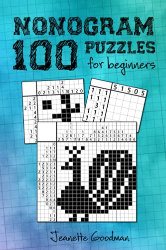 100 Nonogram Puzzles For Beginners