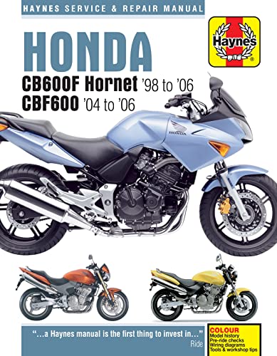 Honda Cb600F Hornet & Cbf600 1998 - 2006