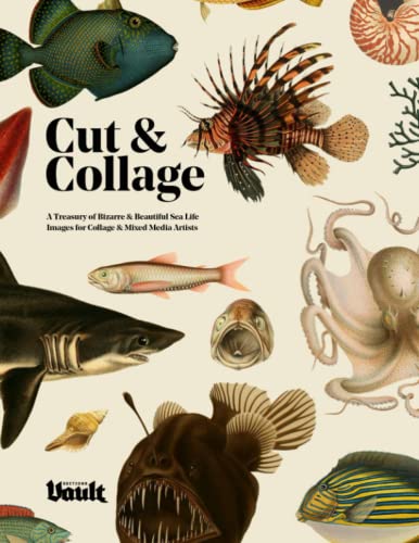 Cut & Collage: A Treasury Of Bizarre And Beautiful Sea Life Images For Collage And Mixed Media Artists