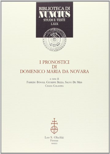 I Pronostici Di Domenico Maria Da Novara