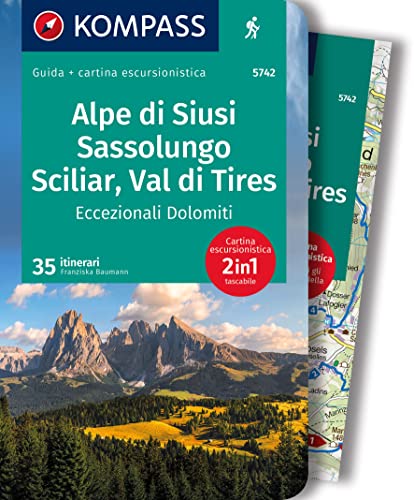 Kompass Guida Escursionistica Alpe Di Siusi, Sassolungo, Sciliar, Catinaccio, 35 Itinerari: Cartina Escursionistica, Download Gratuito Dei Dati Gpx: 5
