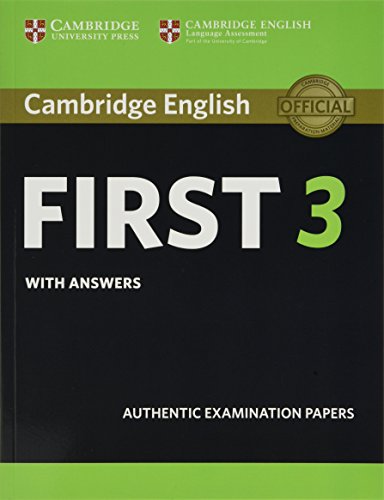 Cambridge English First 3 Student'S Book With Answers (Audio Cd Not Included): Vol. 3