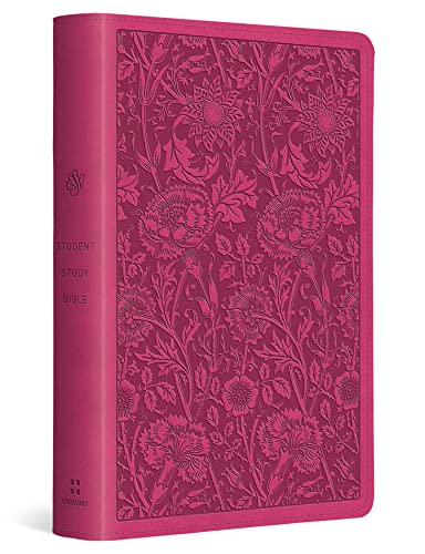 Esv Student Study Bible: English Standard Version, Berry, Floral Design, Trutone