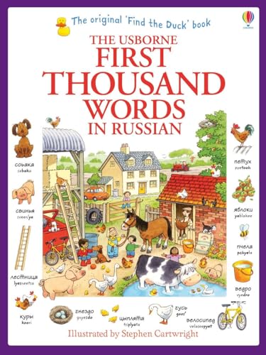 First Thousand Words In Russian (Usborne First Thousand Words): 1