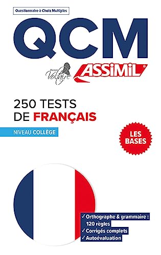 250 Tests De Français: Niveau Collège