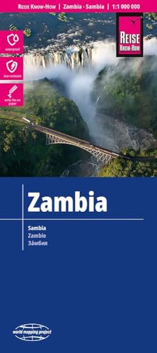 Reise Know-How Landkarte Sambia 1:1.000.000: World Mapping Project