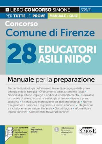 Concorso Comune Di Firenze 28 Educatori Asili Nido - Manuale Per La Preparazione