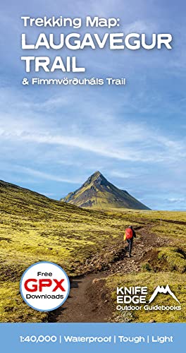 Knife Edge Outdoor Limited Trekking Map: Laugavegur Trail & Fimmvorauhais Trail