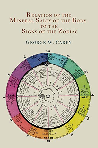 Relation Of The Mineral Salts Of The Body To The Signs Of The Zodiac