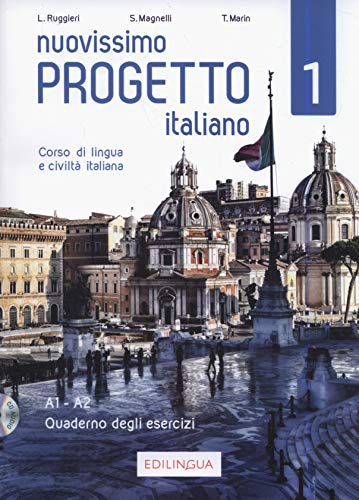 Nuovissimo Progetto Italiano. Corso Di Lingua E Civiltà Italiana. Quaderno Degli Esercizi (Vol. 1): Quaderno Degli Esercizi. A1-A2