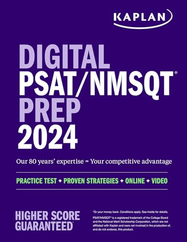 Kaplan Digital Psat/Nmsqt Prep 2024