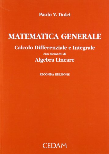 Matematica Generale 2Ed.