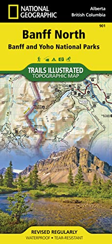 National Geographic Banff North Banff And Yoho National Parks Map: Trails Illustrated National Parks