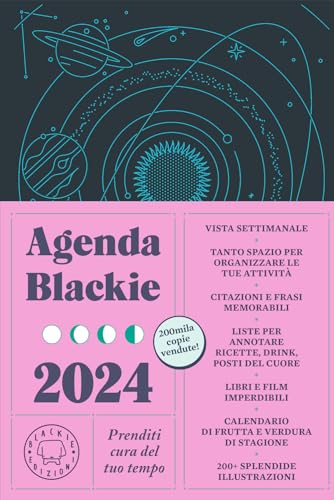 Agenda Blackie 2024 Settimanale 12 Mesi. Prenditi Cura Del Tuo Tempo