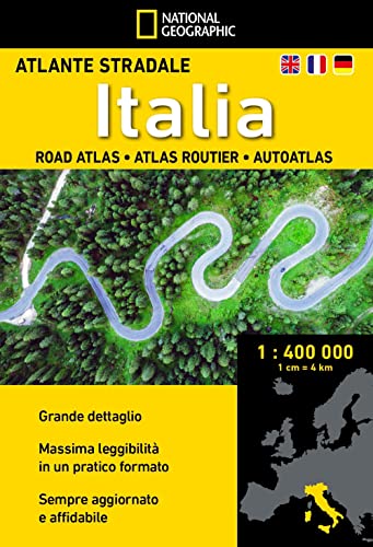Atlante Stradale Italia 1:400.000. Ediz. Inglese, Francese E Tedesca