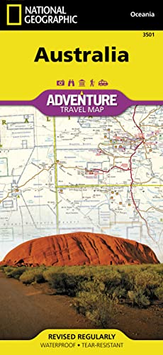National Geographic Australia Adventure Travel Map [Lingua Inglese]: Travel Maps International Adventure Map