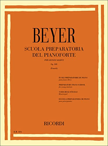 Scuola Preparatoria Del Pianoforte Op. 101- Per Giovani Allievi