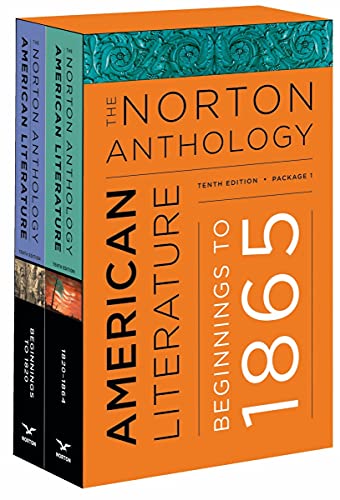 The Norton Anthology Of American Literature; 10Th Edition, Package 1: Volumes A And B