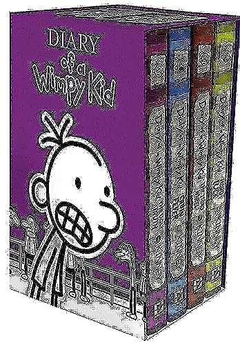 Diary Of A Wimpy Kid Box Of Books: Ugly Truth, Cabin Fever, The Third Wheel, Hard Luck