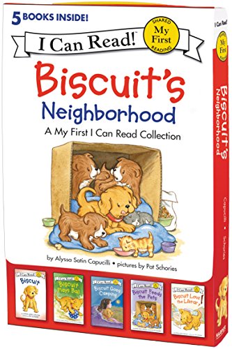Biscuit'S Neighborhood: 5 Fun-Filled Stories In 1 Box! (My First I Can Read): Biscuit / Biscuit Plays Ball / Biscuit Goes Camping / Biscuit Feeds The 