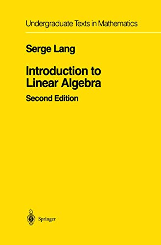 Introduction To Linear Algebra