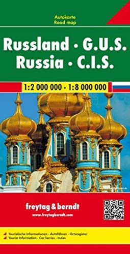 Russia 1:2.000/8.000.000: Wegenkaart 1:2 000 000 / 1:8 000 000: Ak 37
