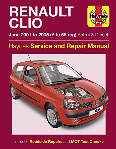 Renault Clio Petrol & Diesel (Jun 01 - 05) Haynes Repair Manual