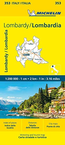 Lombardia: Straßen- Und Tourismuskarte 1:200.000: 353