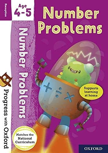 Progress With Oxford: Number Problems Age 4-5 - Practise For School With Essential Maths Skills